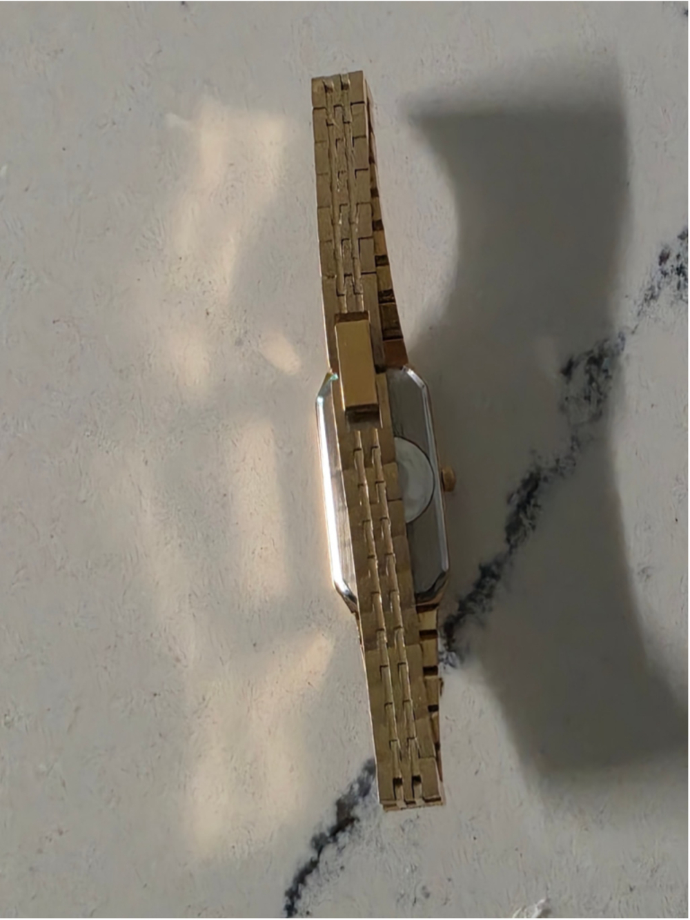 Women's Citizen Quartz Gold Tone Rectangular Analog Watch - Picture 5 of 7